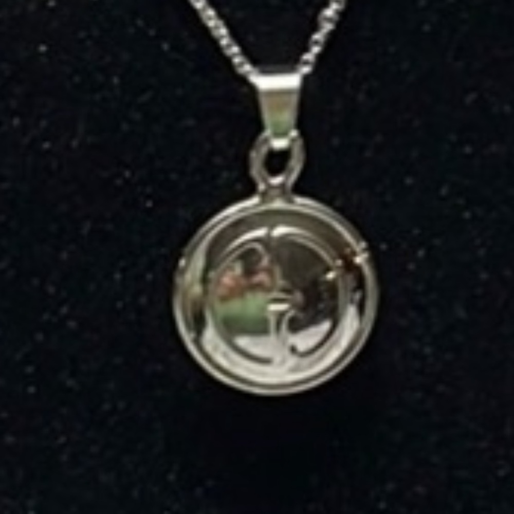 Gucci Silver zipper pull Pendant Necklace